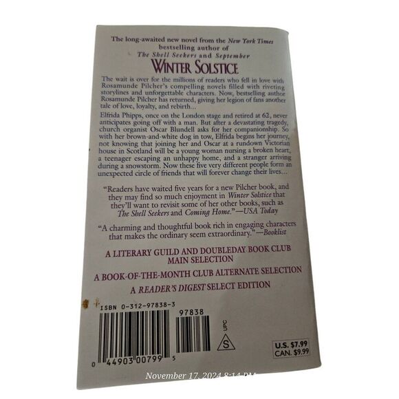 Winter solstice by Rosamunde Pilcher St. Martin's paperbacks isbn 0312978383 - Picture 4 of 5